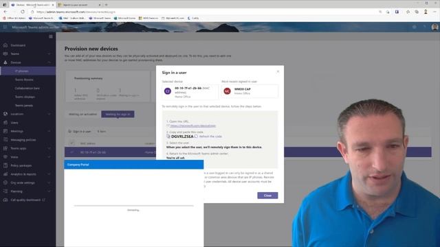 Teams Admin Center Remote Device Provisioning смотреть онлайн