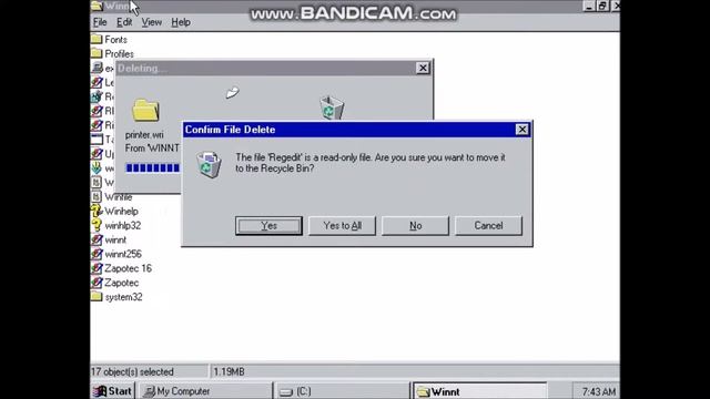 Destroying Windows NT 4.0 on real virtual machine смотреть онлайн