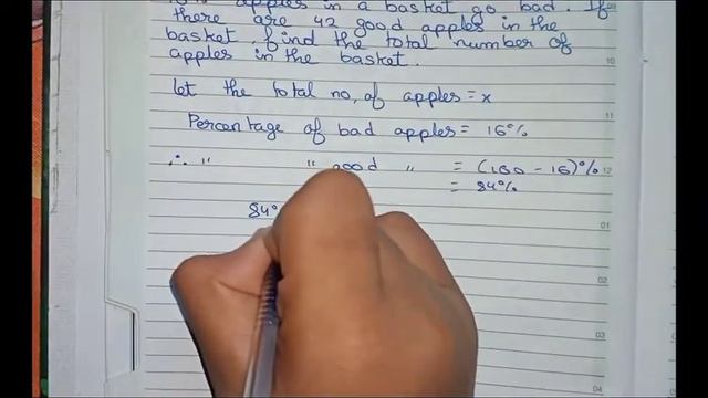 16% of the apples in a basket go bad. If there are 42 good apples in the basket, find the total.... смотреть онлайн