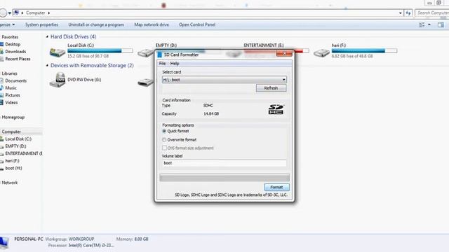 How to write/ Load/ boot Raspberry Pi OS(operating system) in to Memory Card смотреть онлайн