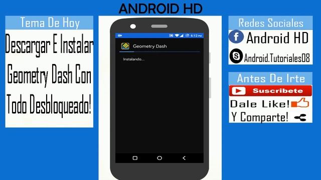 Tutorial | Como Descargar Geometry Dash 2.0 | Todo Desbloqueado! | Para Android 2015! [No Root] смотреть онлайн