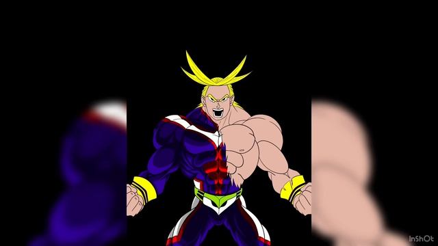Speed Drawing Of All Might From My Hero Academia / Fanart / Ultimate Version