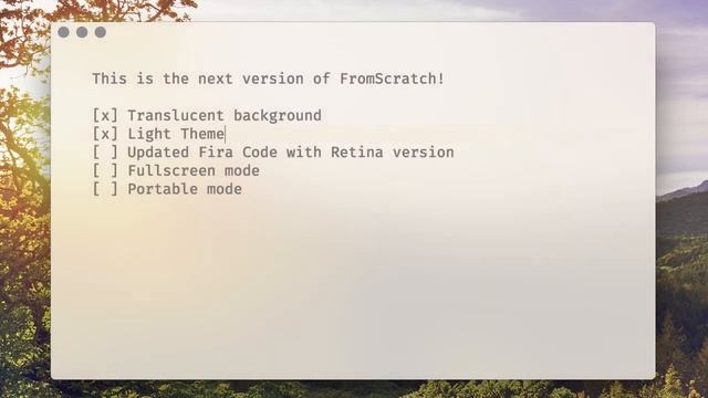 FromScratch 1.4.0 in 15 seconds смотреть онлайн