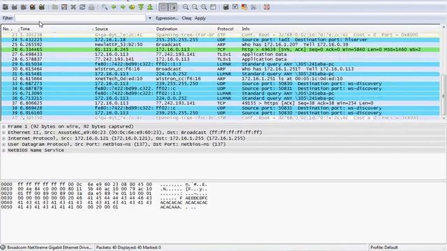 Wireshark - interface list смотреть онлайн