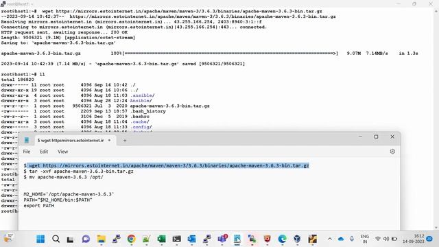 How to install maven in ubuntu Server 22 смотреть онлайн