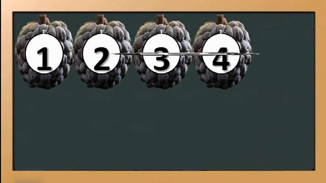 TEKL Count 1234 One two three, Number | Black Color Custard Apple fruit | 1234 смотреть онлайн