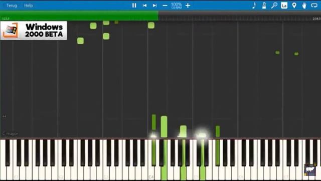 Windows Startup And Shutdown Sounds In Synthesia смотреть онлайн