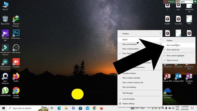 how to remove search bar from taskbar windows 10 or 11 in 2023 смотреть онлайн