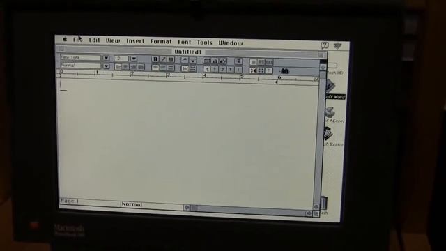 1992 Apple Powerbook 180 Demonstration смотреть онлайн