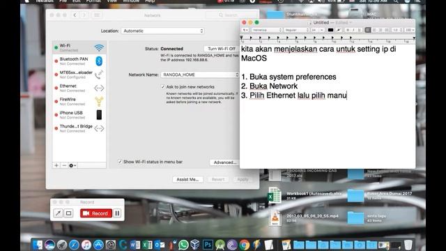 Cara Setting IP Address MacOS смотреть онлайн