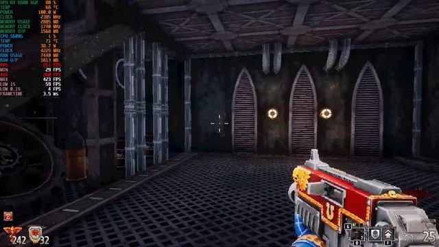 Warhammer 40,000: Boltgun | AMD Ryzen 5 5600G + RX6600 | PC Benchmark | Max Settings | 1080p смотреть онлайн