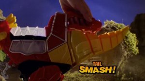 Smyths Toys - Power Rangers Dino Charge Rumble N Roar T-Rex Zord