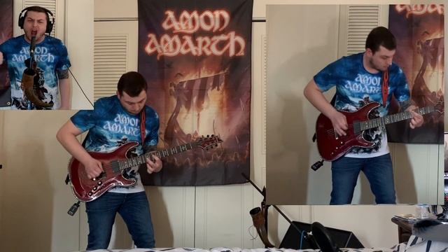 Amon Amarth- Pursuit of Vikings Guitar & Vocal Cover смотреть онлайн