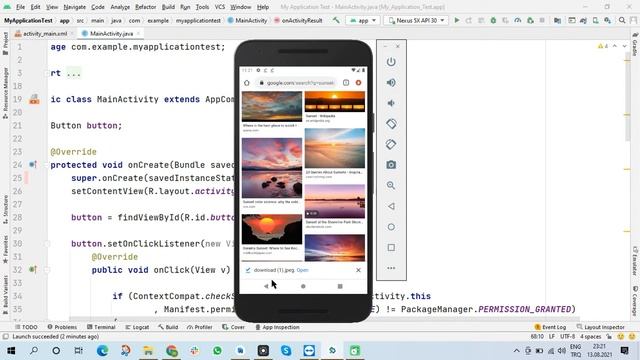 Download an image to the Android Virtual Device смотреть онлайн