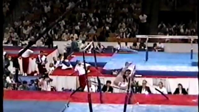 Amanda Borden - Compulsory Uneven Bars - 1996 Olympic Trials смотреть онлайн