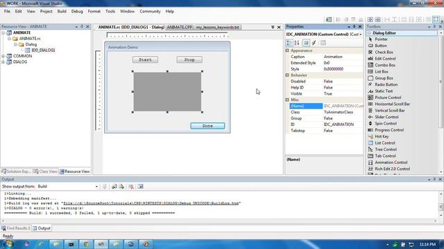C++ Tutorial #73 : Custom Controls: Building a custom "Animation" control (step 0). смотреть онлайн