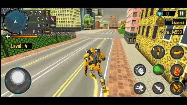 Bee Robot Car Transformation Game: Update Robot Car Games Android Walkthrough. смотреть онлайн