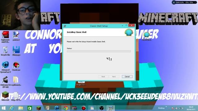 how to get windows7 display for windows 8 with CONNOR'S COMPUTER HELP смотреть онлайн