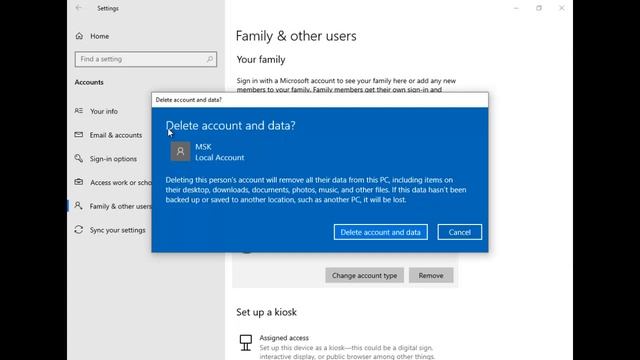 How to delete user accounts in Windows 10 смотреть онлайн