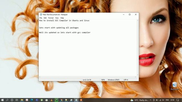 Install Gcc Compiler on Windows10 Ubantu / Linux смотреть онлайн