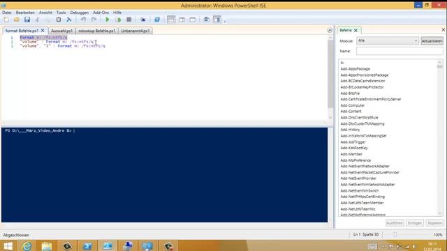 TraiCen Trainertipp März 2014: Die Microsoft PowerShell ISE смотреть онлайн