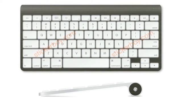 Apple Wireless Keyboard Skins by Stickerboy - Metal Series смотреть онлайн