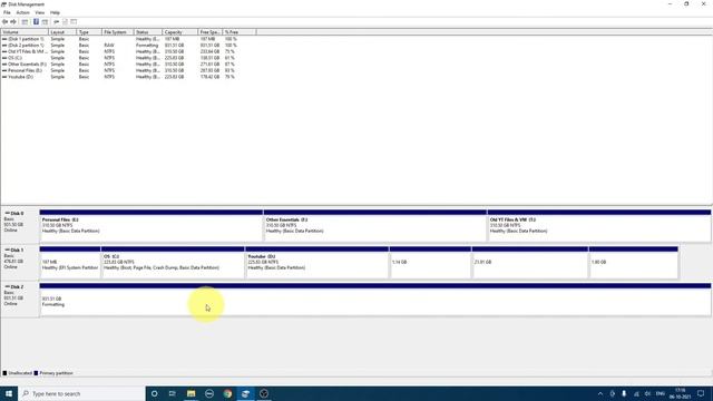Using Disk Management in Windows 10 Part-3 смотреть онлайн