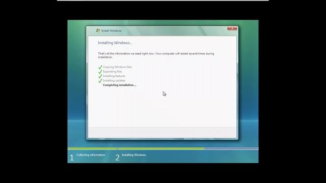 Upgrading Windows XP Professional to Windows Vista (Custom install option) смотреть онлайн