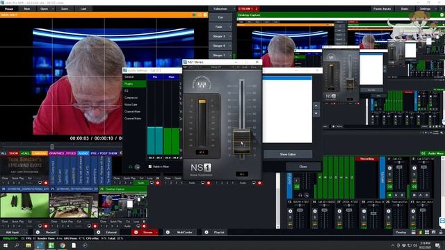 Testing Waves Audio NS1 Noise Filter with Various Mics Thru vMix Call смотреть онлайн
