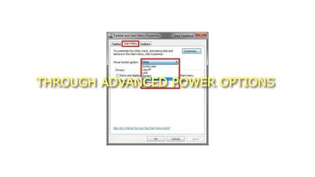 How to Change the Default Windows 7 Start Menu Power Button Action смотреть онлайн
