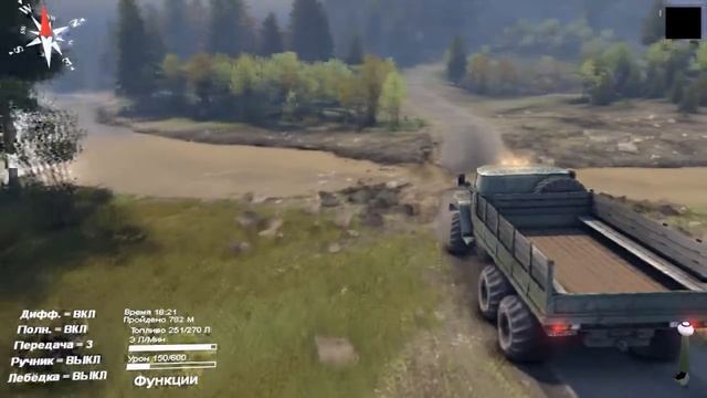SpinTires #1 ► В ДОБРЫЙ ПУТЬ (Холм) смотреть онлайн