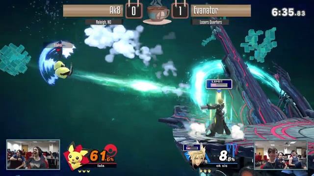 HobbesFest - Evanator (Cloud) vs AK8 (Little Mac, Pichu) - Losers 8's смотреть онлайн