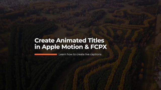 Креативные титры для Final Cut Pro X смотреть онлайн