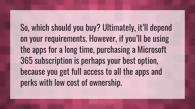 Should I buy Office 365 or subscribe? смотреть онлайн