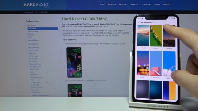 How to Find Default Wallpapers in LG G8s ThinQ – Original LG Wallpapers смотреть онлайн