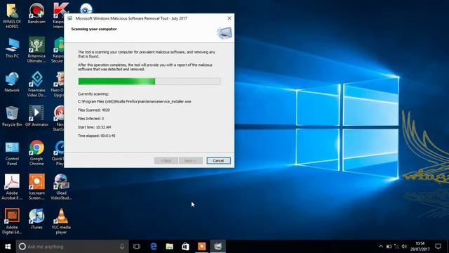 MALICIOUS SOFTWARE REMOVAL TOOL IN WINDOWS 10 смотреть онлайн