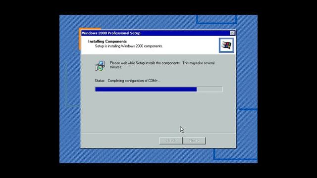 Installing Windows Whistler Build 2202 смотреть онлайн