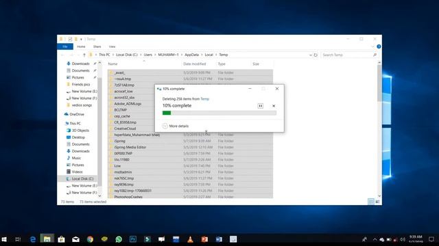 How to delete Temporary files in windows 10 смотреть онлайн