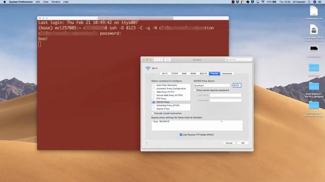 Setting up a SOCKS 5 Proxy on a MAC смотреть онлайн