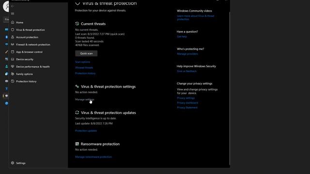Add Exclusions for Windows Defender in Windows 11 смотреть онлайн