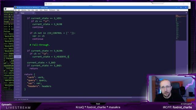 Gynvael's Livestream #69: Automaty skończone смотреть онлайн