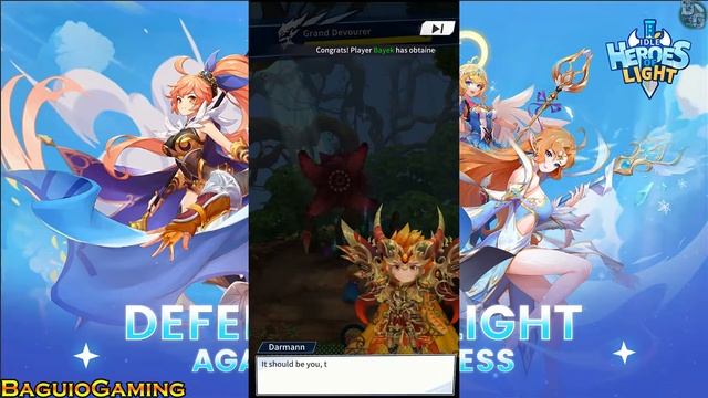 Idle Heroes of Light Gameplay/APK/First Look/New Mobile Game смотреть онлайн