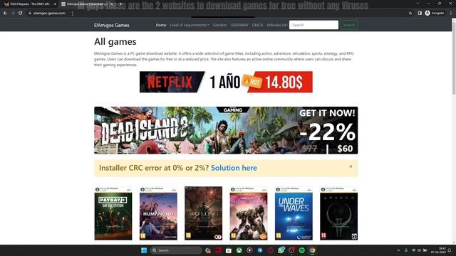 Websites to download PC Games for free no Viruses смотреть онлайн