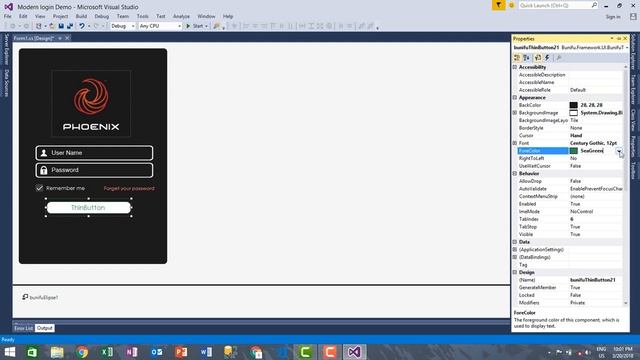 Learn C# | Design Modern login UI смотреть онлайн