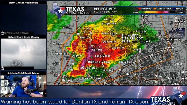 March 14, 2024 LIVE Texas Severe Weather Coverage (Denton County Hail) смотреть онлайн