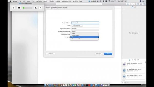 how to compile c and c++ language on Mac using Xcode