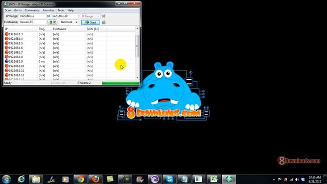 Mapping your IP address with the use of Angry IP Scan смотреть онлайн