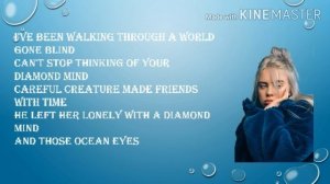 Ocean Eyes - (Billie Eilish) Lyrics vid mp4