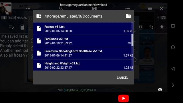NBA2K19 OVERALL 99 STATS TUTORIAL V.52.0.1 смотреть онлайн