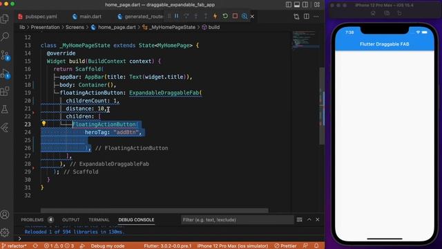 Draggable Expandable FAB - Package Explore | Flutter Package | FAB Widget смотреть онлайн